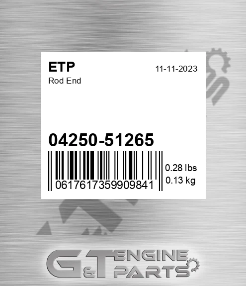 04250-51265 Rod End