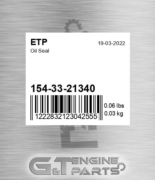 154-33-21340 Oil Seal for ETP
