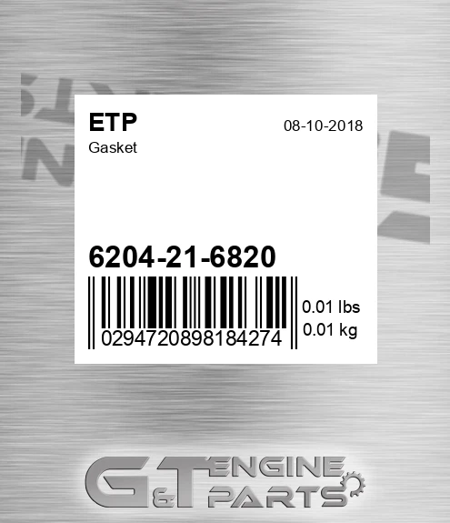 6204-21-6820 Gasket for ETP
