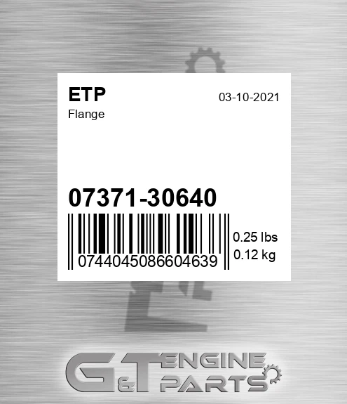 07371-30640 Flange