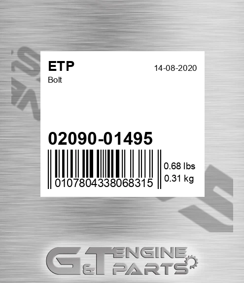 02090-01495 Bolt