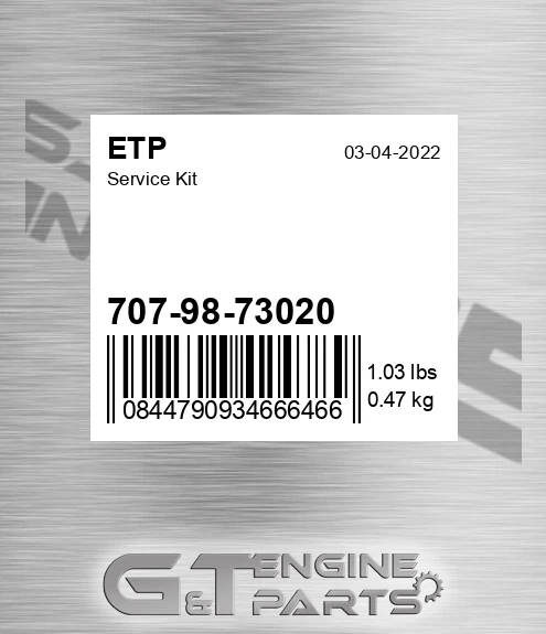 707-98-73020 Service Kit for ETP