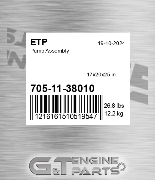 705-11-38010 ETP Pump Assembly
