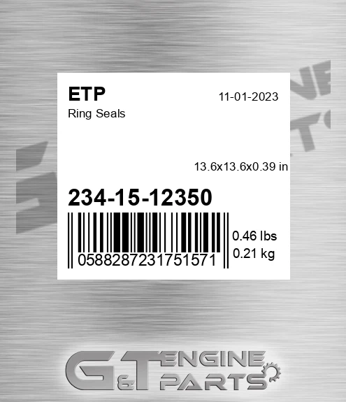 234-15-12350 Ring Seals