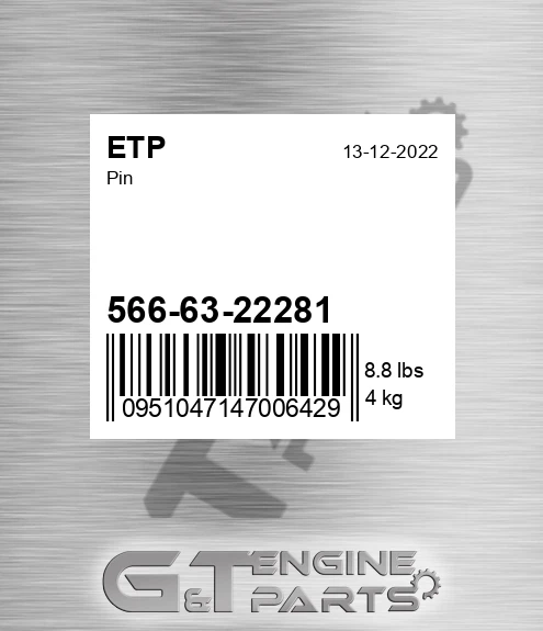 566-63-22281 Pin for ETP