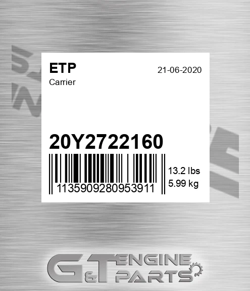 20Y2722160 Carrier for ETP