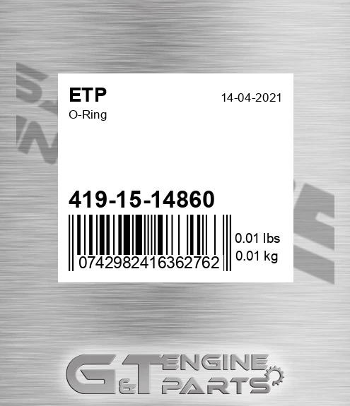 419-15-14860 O-ring