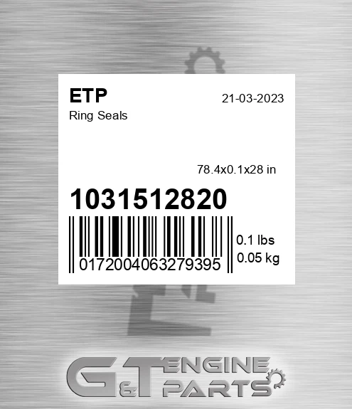 1031512820 Ring Seals