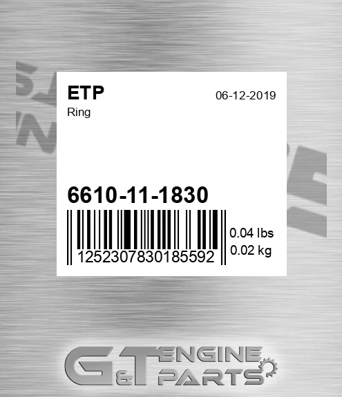 6610-11-1830 Ring for ETP