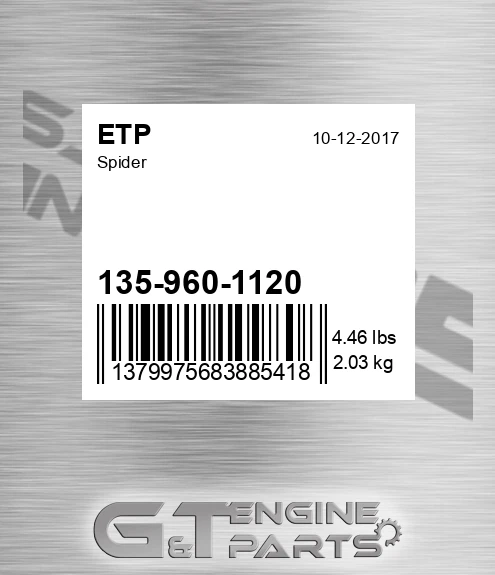 135-960-1120 Spider for ETP