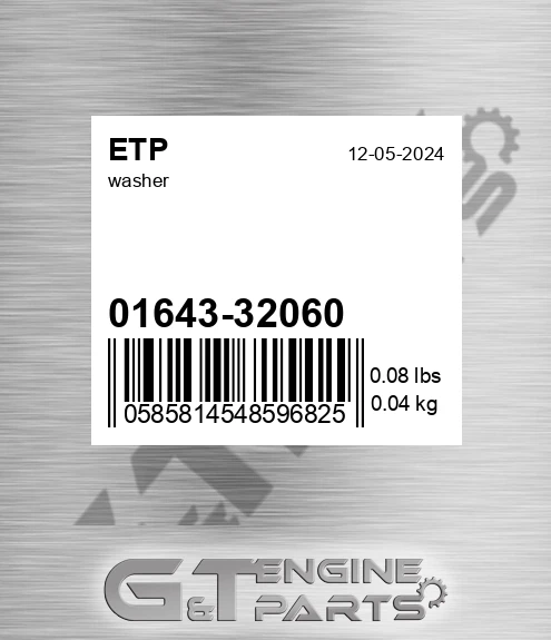 01643-32060 Washer