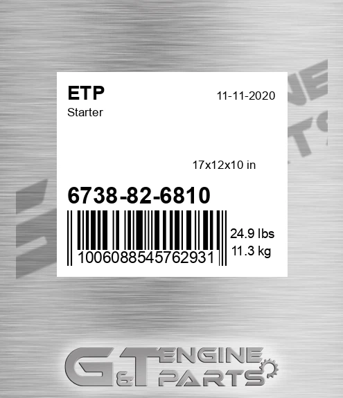 6738-82-6810 Starter for ETP