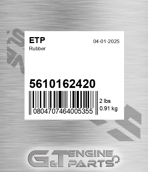 5610162420 Rubber for ETP