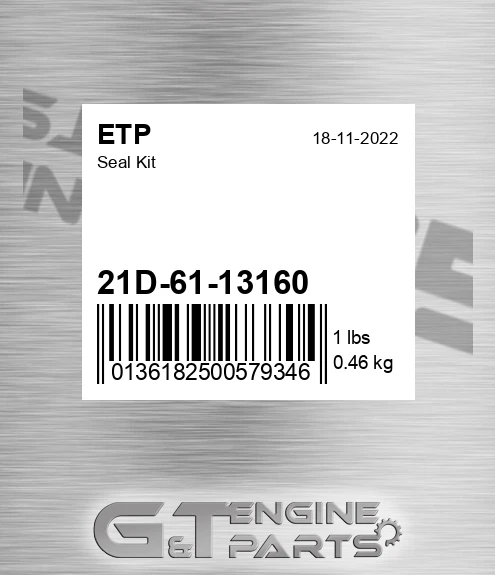 21D-61-13160 Seal Kit for ETP
