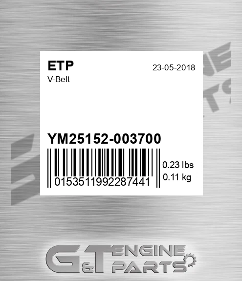 YM25152-003700 V-belt