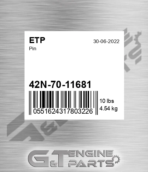 42N-70-11681 Pin