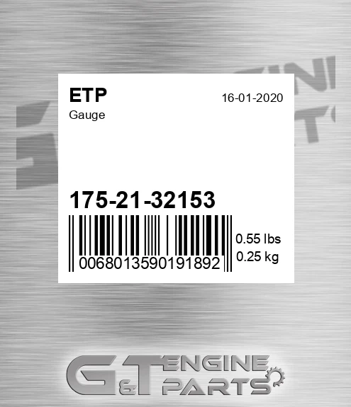 175-21-32153 Gauge