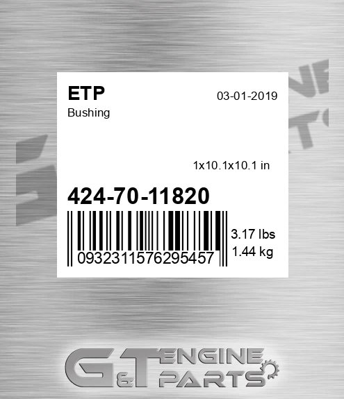 4247011820 Bushing for ETP