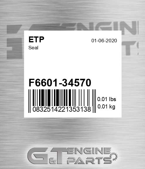 F6601-34570 Seal