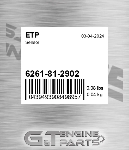 6261-81-2902 Sensor for ETP