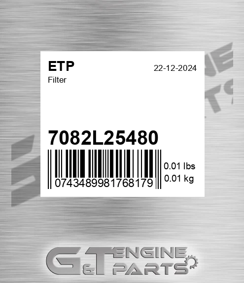 7082L25480 Filter