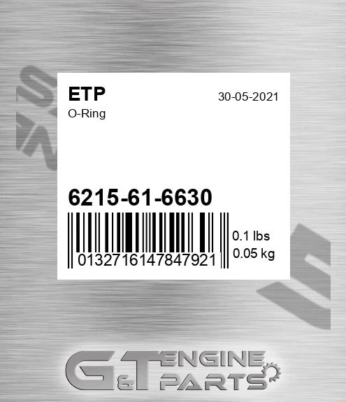 6215-61-6630 O-ring for ETP
