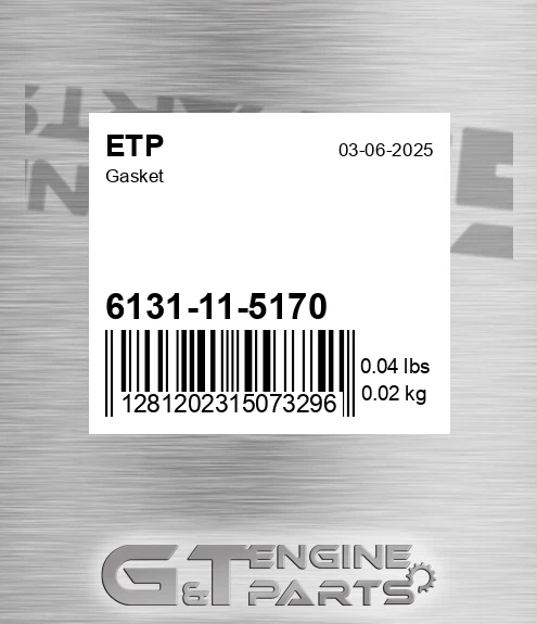 6131-11-5170 Gasket