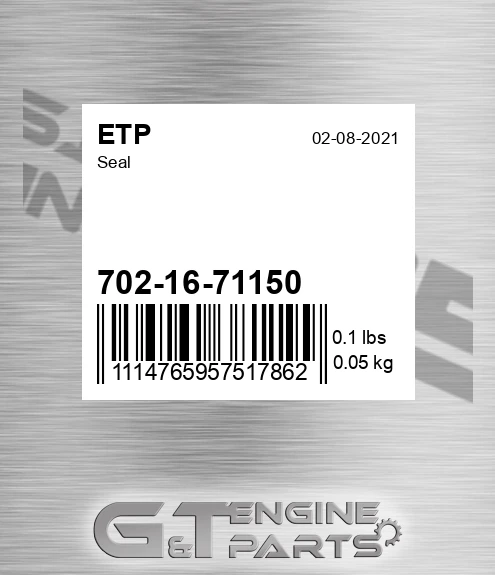 702-16-71150 Seal