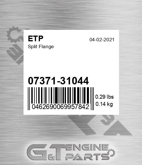 07371-31044 Split Flange
