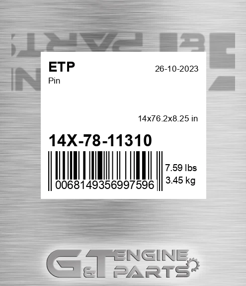 14X-78-11310 Pin