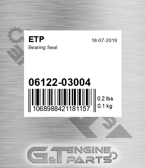 06122-03004 Bearing Seal
