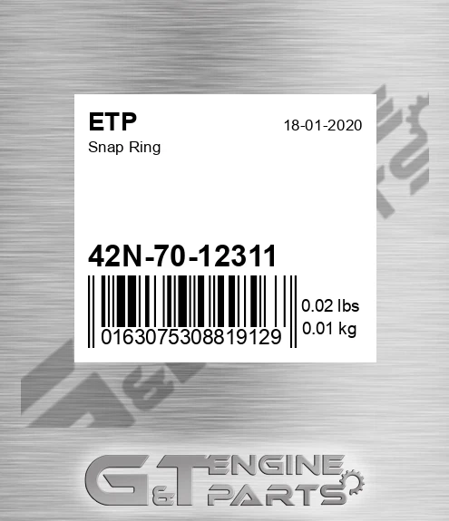 42N-70-12311 Snap Ring