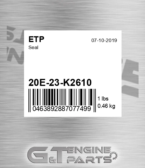 20E-23-K2610 Seal