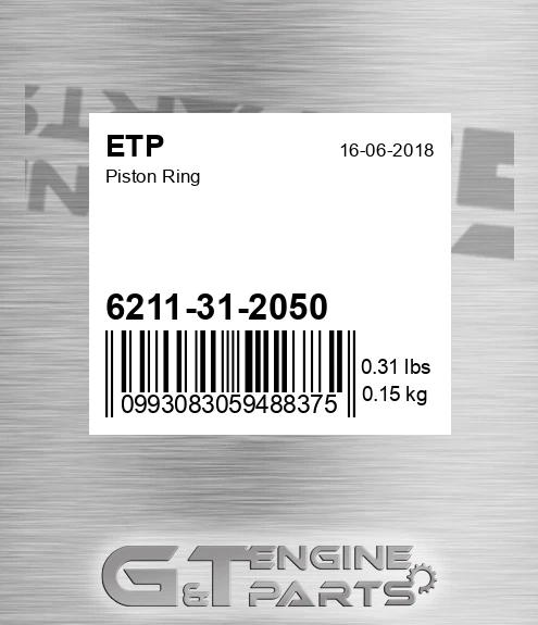 6211-31-2050 Piston Ring