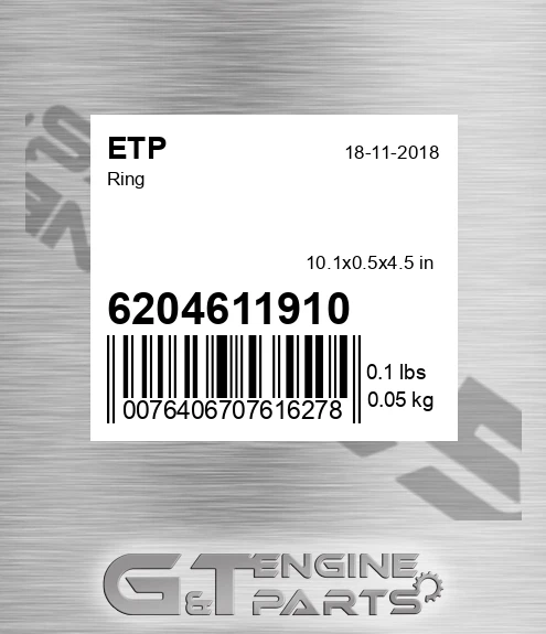 6204611910 Ring for ETP