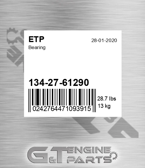 1342761290 Bearing for ETP