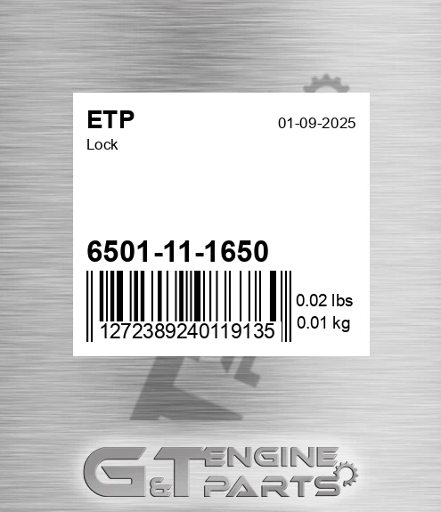 6501-11-1650 Lock