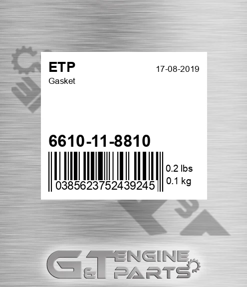 6610-11-8810 Gasket
