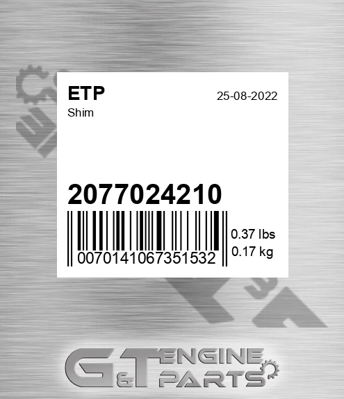 2077024210 Shim for ETP
