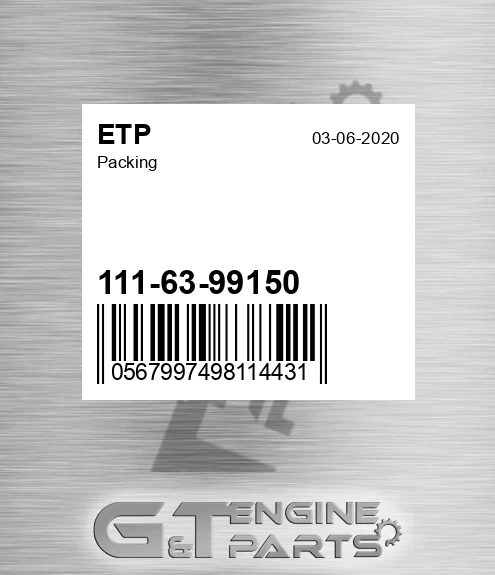 111-63-99150 Packing for ETP