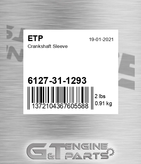 6127-31-1293 Crankshaft Sleeve for ETP