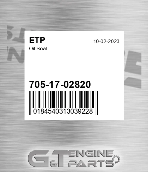 705-17-02820 Oil Seal for ETP