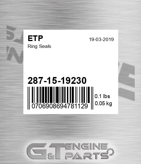 287-15-19230 Ring Seals