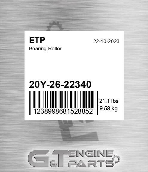 20Y-26-22340 Bearing Roller