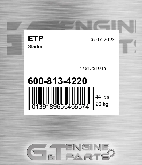 600-813-4220 Starter for ETP