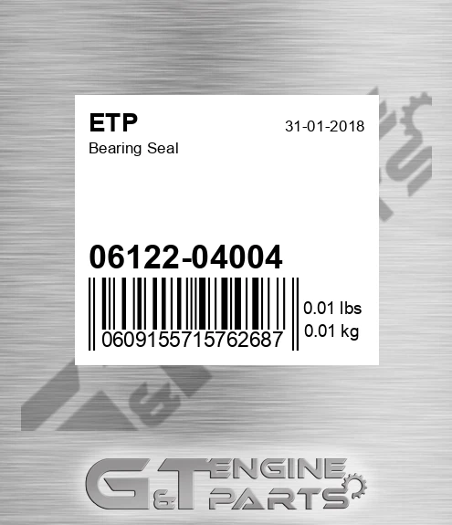 06122-04004 Bearing Seal