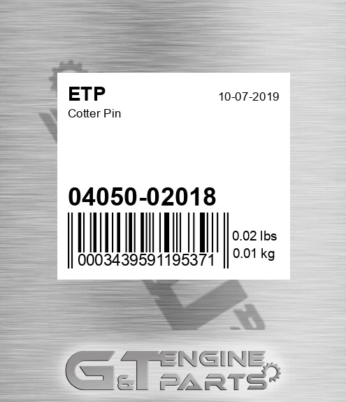 04050-02018 Cotter Pin