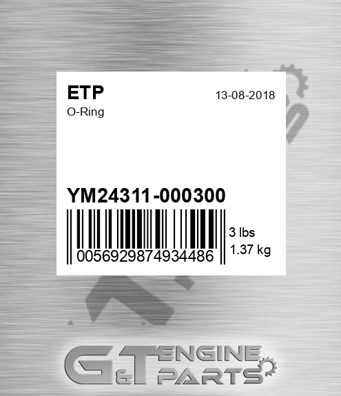 YM24311-000300 O-ring