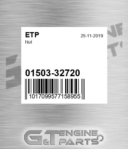 01503-32720 Nut for ETP