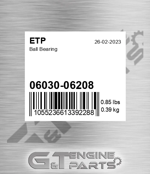 06030-06208 Ball Bearing for ETP